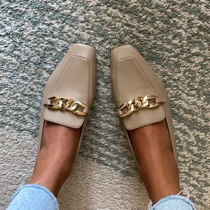 Brand new gorgeous soft leather loafers from H&M